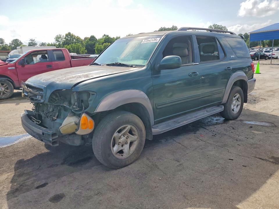 2001 Toyota VIN 5TDZT34A11S022803 COPART salvage auction — FRONT END, MS - CERT OF TITLE-SALVAGED, sold $1,050 on 2026-07-31 (photo 1)
