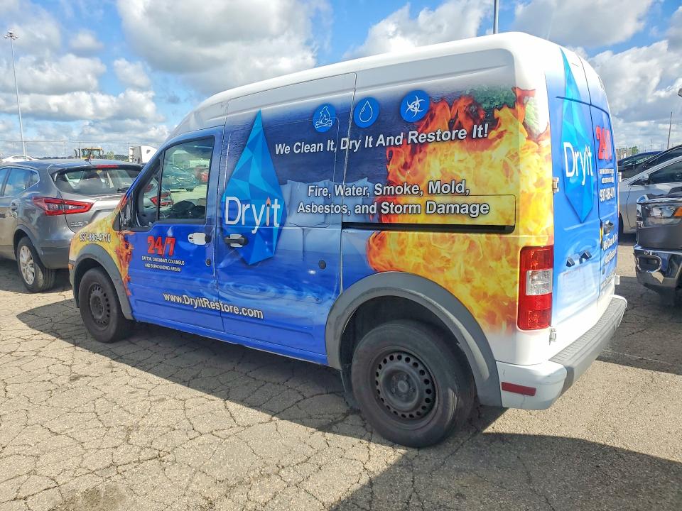 2012 Ford Transit VIN NM0LS7AN3CT102323 COPART salvage auction — SIDE, Oh - Cert Of Title-Salvage, sold $100 on 2026-07-22 (photo 2)