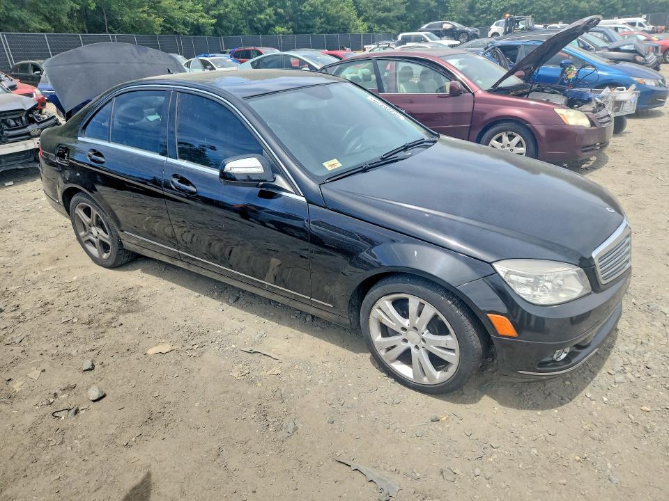 2009 Mercedes-benz C class VIN WDDGF81X09R044893 COPART salvage auction — REAR END, MD - CERT OF SALVAGE < 75% DAMAGE, sold $425 on 2026-07-17 (photo 4)