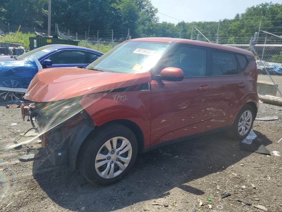 2022 Kia Soul VIN KNDJ23AU6N7822558 COPART salvage auction — FRONT END, MD - CERT OF SALVAGE > 75% DAMAGE (P), sold $1,200 on 2026-07-28 (photo 1)