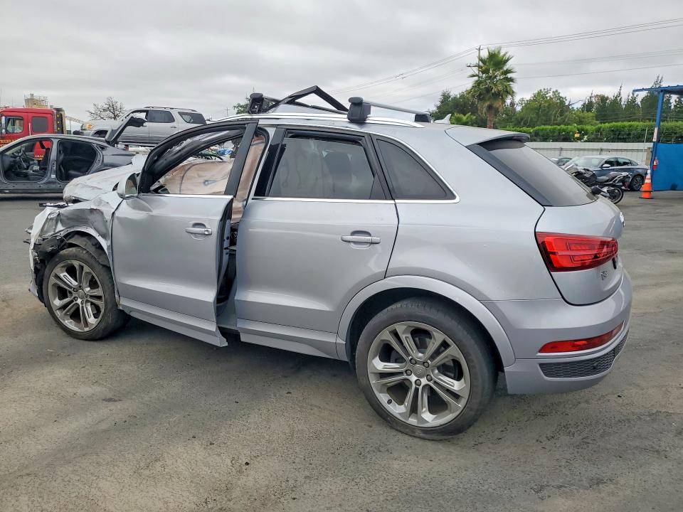 2016 Audi Q3 VIN WA1GFCFS5GR014676 COPART salvage auction — FRONT END, Ca - Salvage Certificate, sold $300 on 2026-07-07 (photo 2)