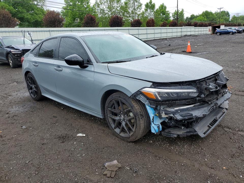 2025 Honda Civic VIN 2HGFE4F85SH335545 COPART salvage auction — FRONT END, Ct - Cert Of Title-Salvage, sold $9,400 on 2026-07-31 (photo 4)