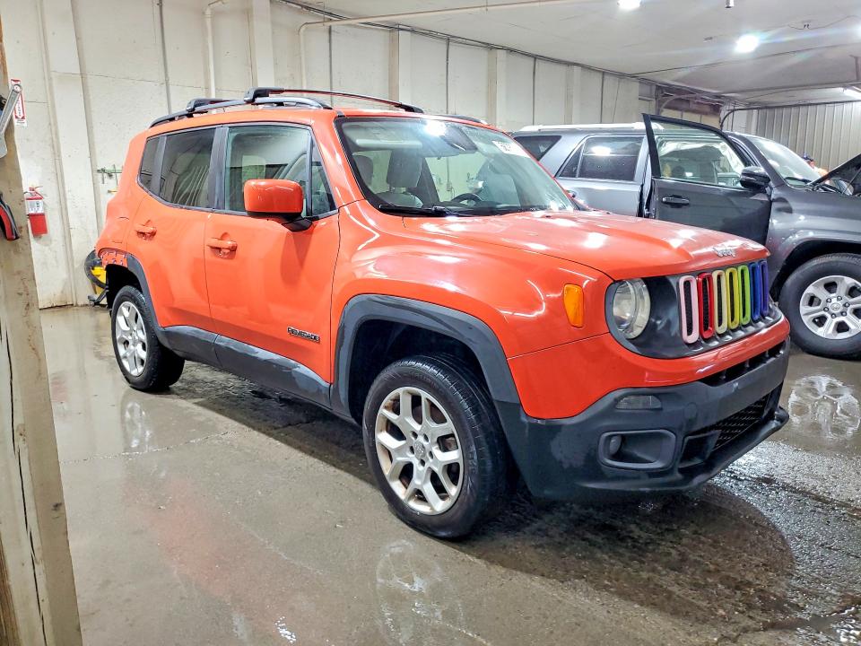 2015 Jeep Renegade VIN ZACCJBBT9FPB37292 COPART salvage auction — REAR END, Tn - Salvage Certificate, sold $1,800 on 2026-07-30 (photo 4)