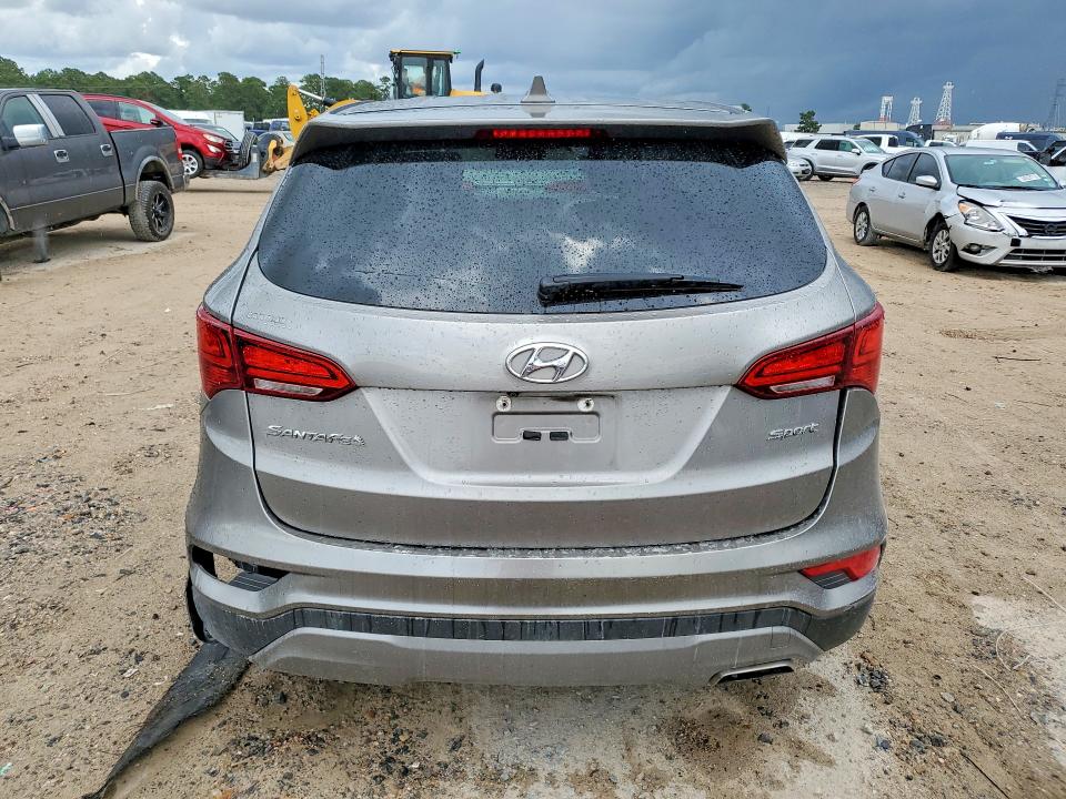 2017 Hyundai Santa fe VIN 5XYZT3LB6HG428108 COPART salvage auction — FRONT END, Tx - Salvage Vehicle Title, sold $2,100 on 2026-07-14 (photo 6)