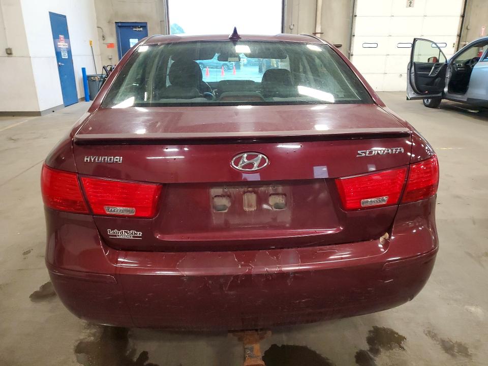2009 Hyundai Sonata VIN 5NPEU46C09H533064 COPART salvage auction — FRONT END, Mn - Cert Of Title-Salvage, sold $200 on 2026-07-28 (photo 6)