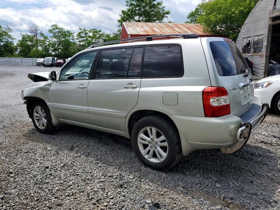 2006 Toyota Highlander hybrid VIN JTEEW21A060026688 COPART salvage auction — FRONT END, NY - MV-907A SALVAGE CERTIFICATE, sold $300 on 2026-07-13 (photo 2)