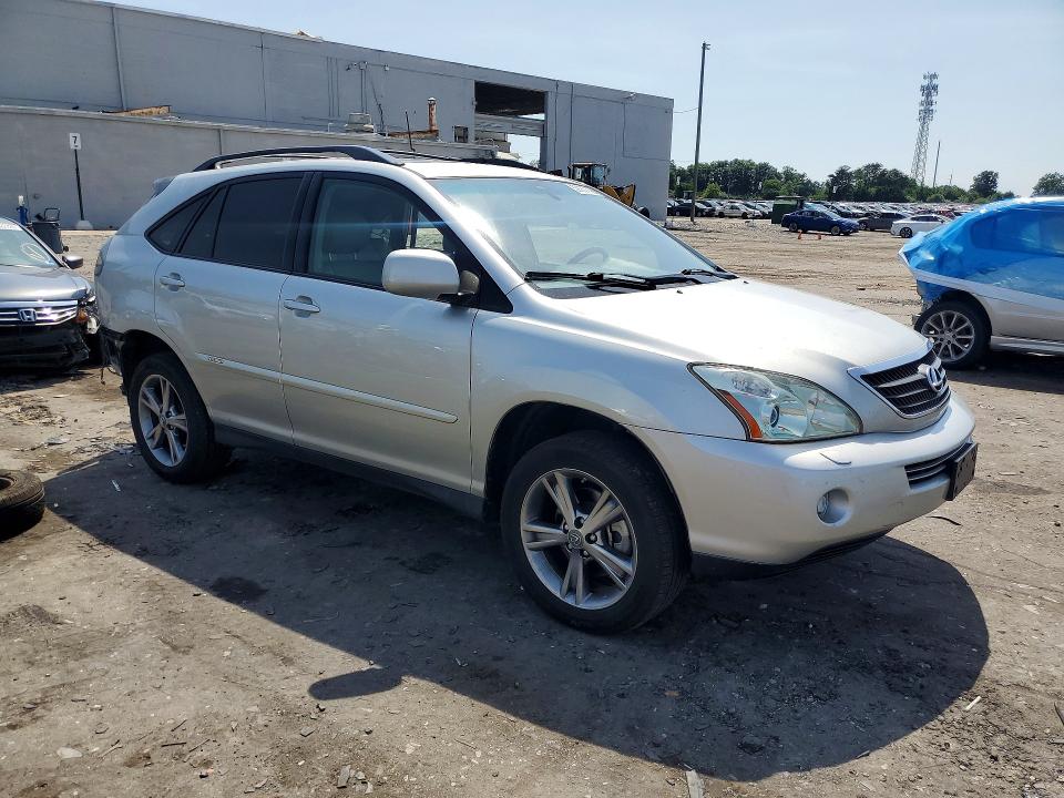 2007 Lexus Rx 400h VIN JTJHW31U872033666 COPART salvage auction — SIDE, VA - CERT OF TITLE - SALVAGE, sold $800 on 2026-07-15 (photo 4)