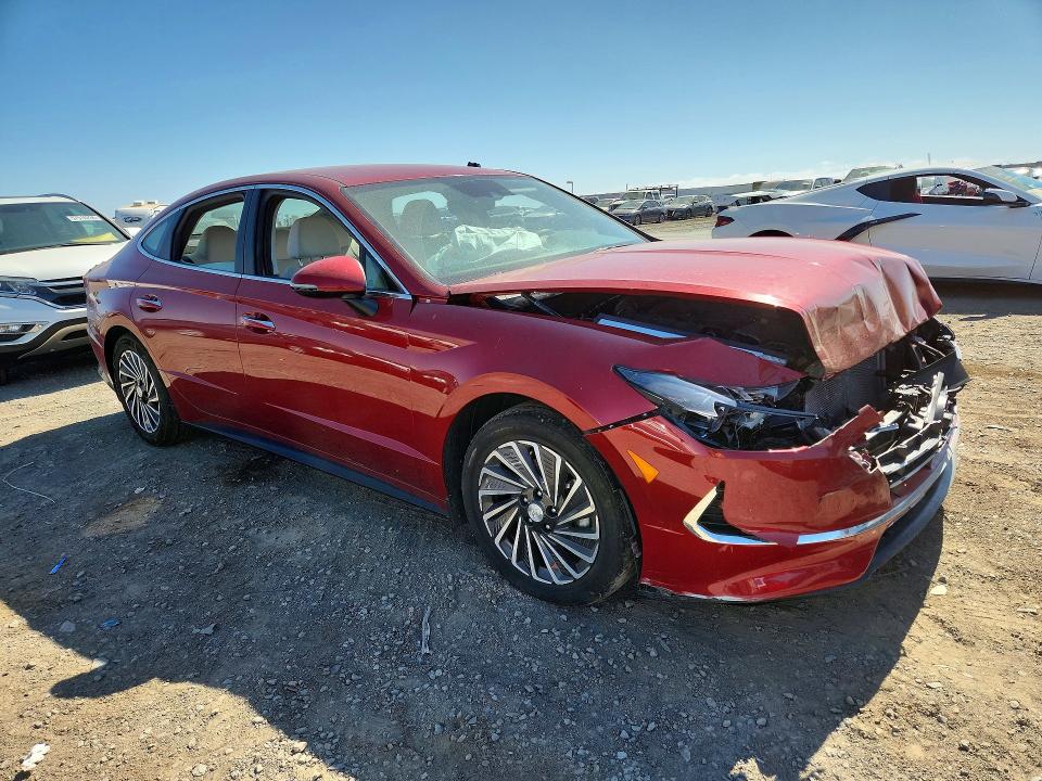 2023 Hyundai Sonata VIN KMHL34JJXPA074139 COPART salvage auction — FRONT END, CA - SALVAGE CERTIFICATE, sold $3,750 on 2026-07-24 (photo 4)
