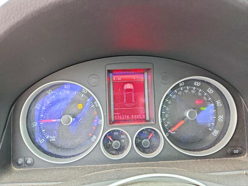2007 Volkswagen Gti VIN WVWEV71K17W009751 COPART salvage auction — FRONT END, Nm - Cert Of Title-Salvage, sold $850 on 2026-07-09 (photo 9)