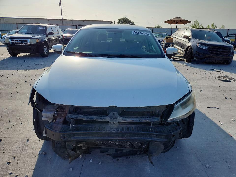 2014 Volkswagen Jetta VIN 3VWD17AJ8EM407855 COPART salvage auction — FRONT END, Tx - Salvage Vehicle Title, sold $1,600 on 2026-07-02 (photo 5)