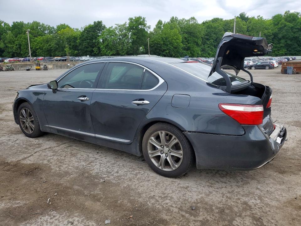 2008 Lexus Ls 460 VIN JTHBL46F585062350 COPART salvage auction — REAR END, NY - MV-907A SALVAGE CERTIFICATE, sold $850 on 2026-07-14 (photo 2)