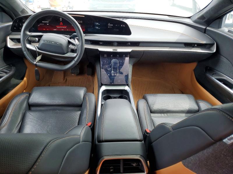 2023 Lucid Air VIN 50EA1TEA2PA004619 COPART salvage auction — FRONT END, Oh - Cert Of Title-Salvage, sold $7,400 on 2026-07-07 (photo 8)