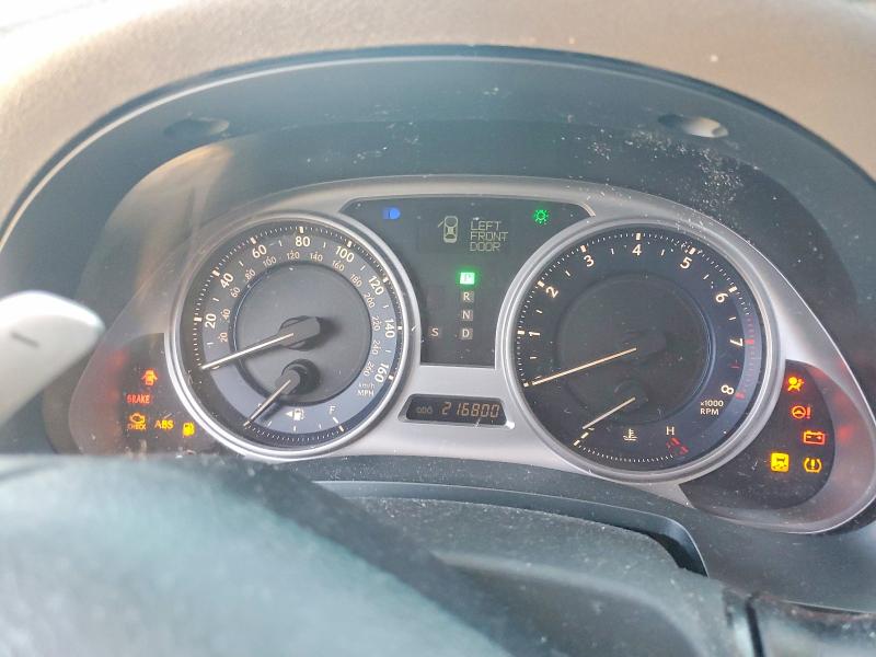 2010 Lexus Is 250 VIN JTHCF5C24A5038727 COPART salvage auction — FRONT END, OH - CERT OF TITLE-SALVAGE, sold $450 on 2026-07-17 (photo 9)