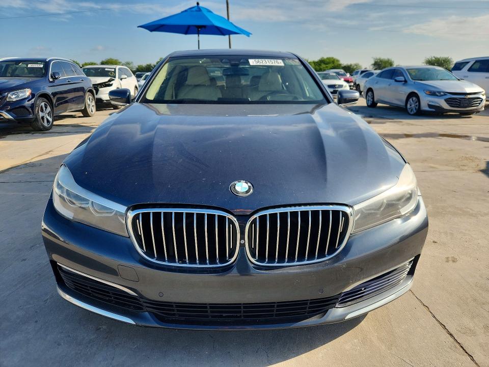 2016 BMW 7er VIN WBA7E2C59GG547575 COPART salvage auction — HAIL, La - Certificate Of Title (P), sold $8,400 on 2026-07-04 (photo 5)