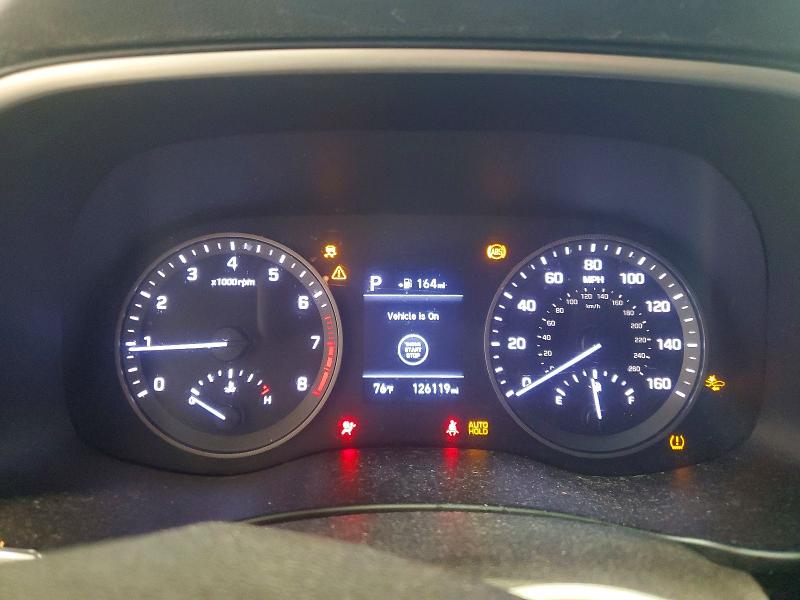 2019 Hyundai Tucson VIN KM8J33A44KU000704 COPART salvage auction — FRONT END, Nc - Certificate Of Title, sold $100 on 2026-07-28 (photo 9)