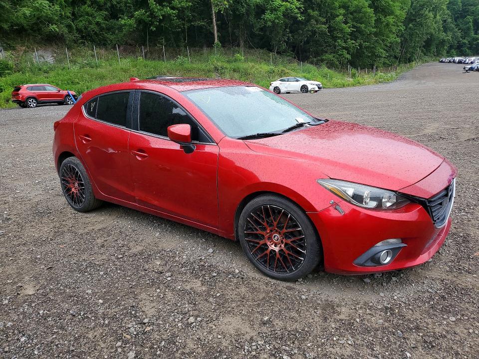 2014 Mazda 3 VIN JM1BM1M36E1102380 COPART salvage auction — SIDE, Tx - Certificate Of Title, sold $1,050 on 2026-07-14 (photo 4)