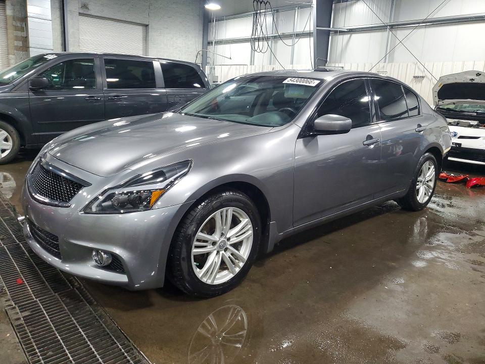 2013 Infiniti G VIN JN1CV6AR1DM750443 COPART salvage auction — REAR END, Mn - Cert Of Title-Pr Salv Flood, sold $2,100 on 2026-07-16 (photo 1)