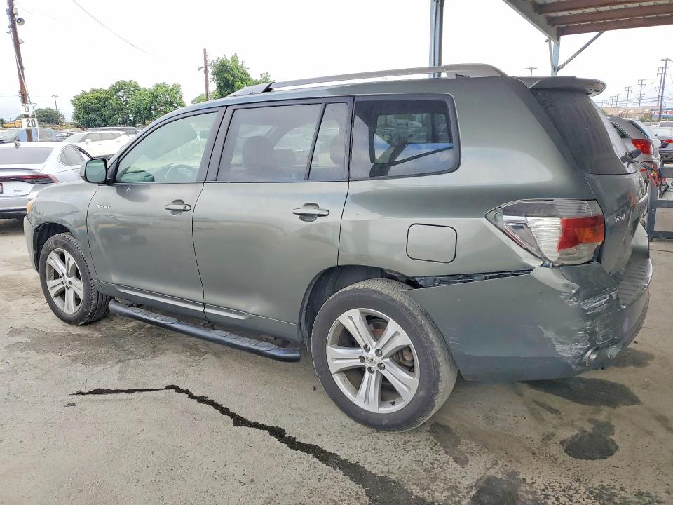 2008 Toyota Highlander VIN JTEDS43A182012290 COPART salvage auction — REAR END, CA - SALVAGE CERTIFICATE, sold $850 on 2026-07-20 (photo 2)