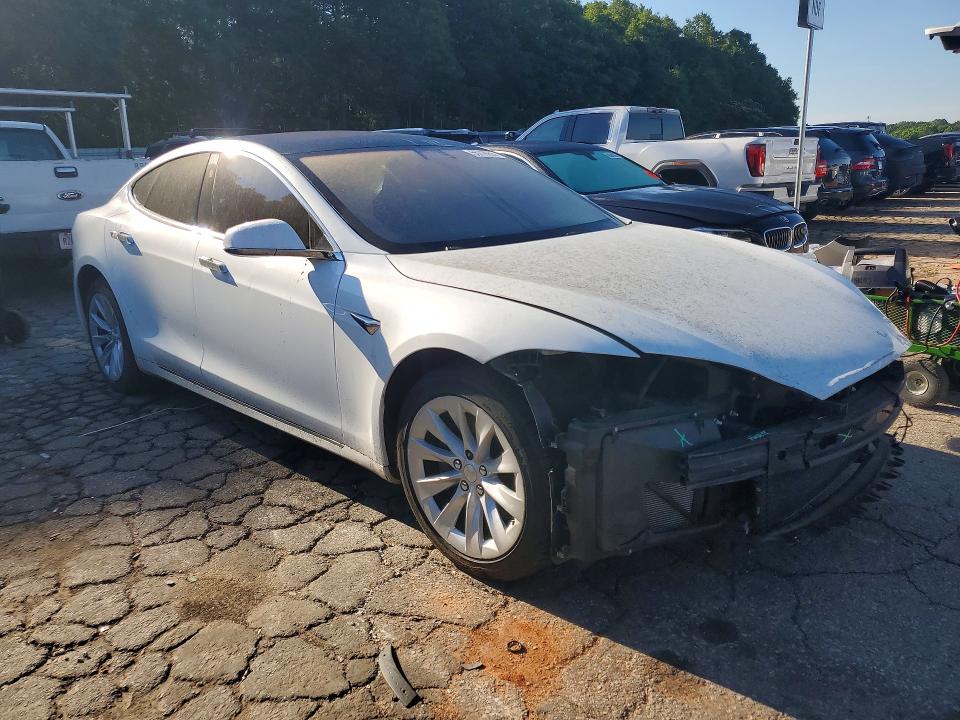 2018 Tesla Model s VIN 5YJSA1E23JF243911 COPART salvage auction — FRONT END, GA - CERT OF TITLE-SALVAGE, sold $8,500 on 2026-07-31 (photo 4)