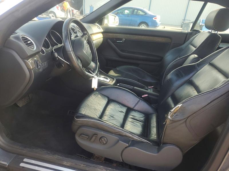 2008 Audi S4 VIN WUARL48H08K900299 COPART salvage auction — FRONT END, Wv - Certificate Of Title (P), sold $2,950 on 2026-08-17 (photo 7)