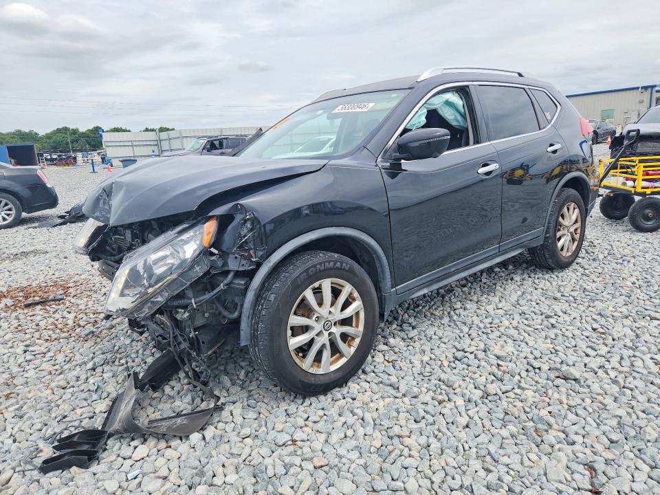 2018 Nissan Rogue VIN KNMAT2MV1JP597942 COPART salvage auction — FRONT END, Fl - Cert Of Title Slvg Rebuildable, sold $1,600 on 2026-07-17 (photo 1)