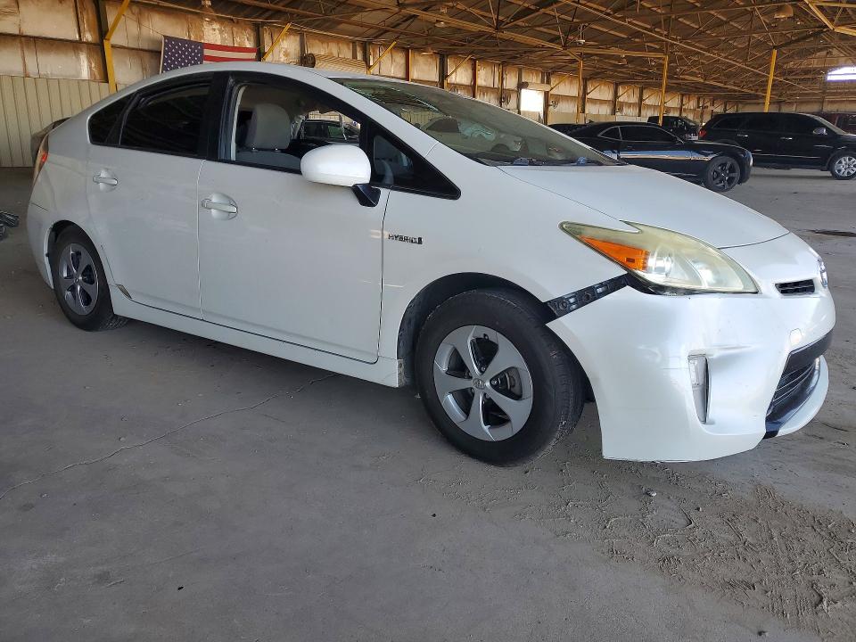 2013 Toyota Prius VIN JTDKN3DU5D5571775 COPART salvage auction — SIDE, Az - Cert Of Title - Salvage, sold $1,050 on 2026-07-06 (photo 4)