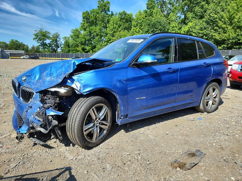 2017 BMW X1 VIN WBXHT3C36H5F85950 COPART salvage auction — FRONT END, MD - CERT OF SALVAGE > 75% DAMAGE, sold $1,250 on 2026-07-24 (photo 1)