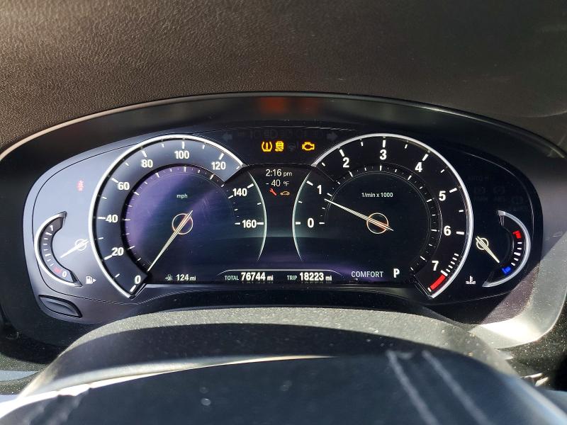 2017 BMW 5er VIN WBAJE5C32HG916316 COPART salvage auction — FRONT END, Nv - Salvage Title, sold $10,400 on 2026-08-24 (photo 9)