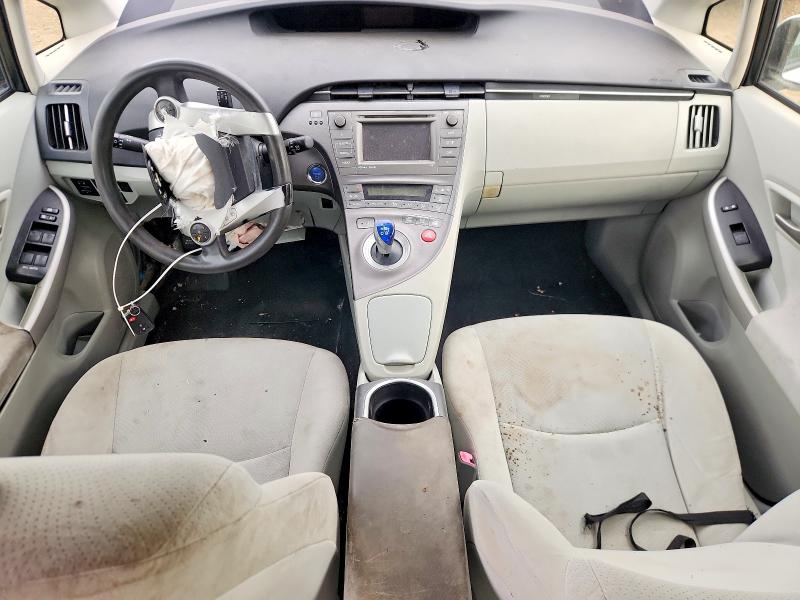 2012 Toyota Prius VIN JTDKN3DU0C5437898 COPART salvage auction — FRONT END, Il - Salvage Certificate, sold $725 on 2026-07-28 (photo 8)