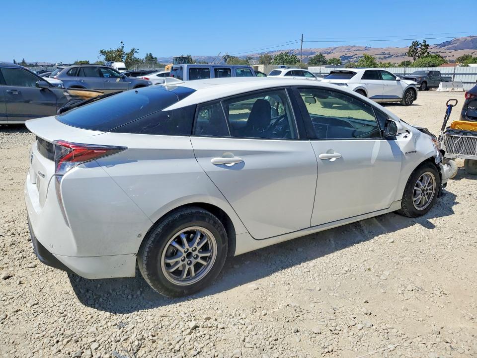 2017 Toyota Prius VIN JTDKBRFUXH3051355 COPART salvage auction — FRONT END, Ca - Salvage Certificate, sold $6,000 on 2026-07-07 (photo 3)