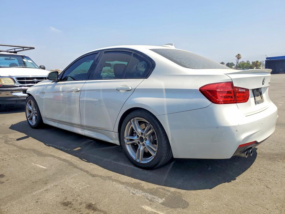 2015 BMW 3er VIN WBA3A5G54FNS90969 COPART salvage auction — FRONT END, Ca - Salvage Certificate, sold $1,750 on 2026-07-08 (photo 2)