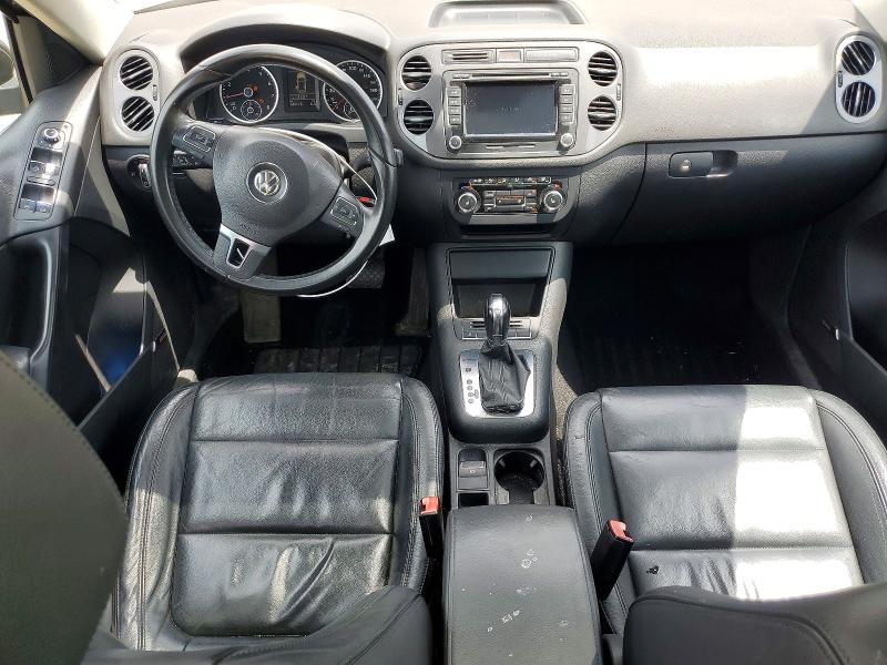 2012 Volkswagen Tiguan VIN WVGBV7AX1CW570875 COPART salvage auction — FRONT END, On - Permit No Brand - Unfit, sold $1,050 on 2026-07-09 (photo 8)