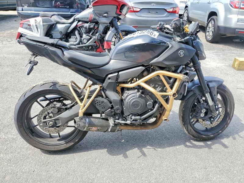 2025 Yamaha Mt07 VIN JYARM48E5SA000751 COPART salvage auction — ALL OVER, VA - CERT OF TITLE - SALVAGE, sold $425 on 2026-07-30 (photo 1)