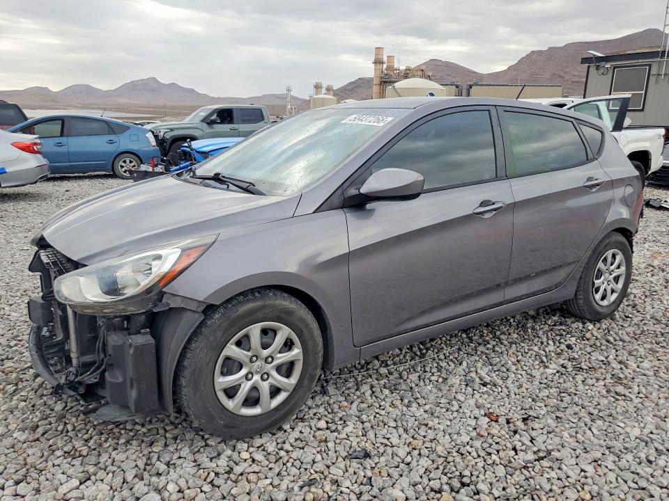 2014 Hyundai Accent VIN KMHCT5AE8EU194963 COPART salvage auction — REAR END, Nv - Salvage Title, sold $1,200 on 2026-07-13 (photo 1)