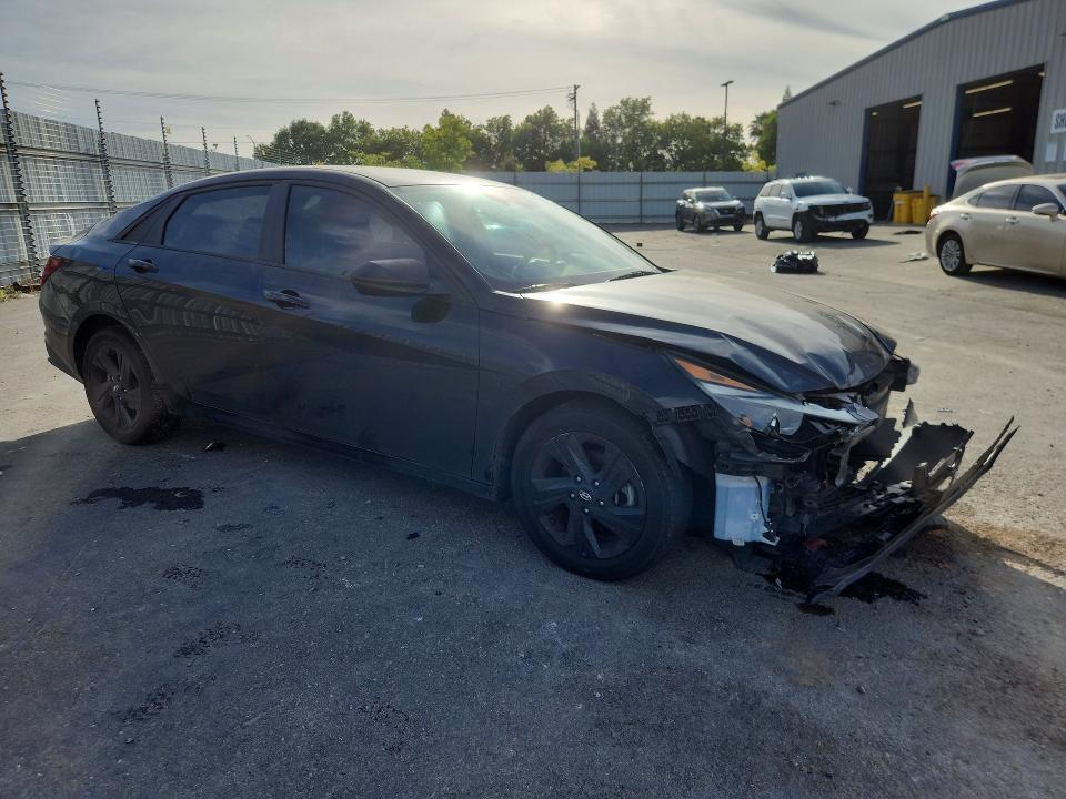 2021 Hyun Elantra VIN KMHLM4AG4MU203407 COPART salvage auction — FRONT END, CA - SALVAGE CERTIFICATE, sold $2,150 on 2026-07-16 (photo 4)
