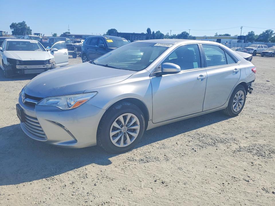 2017 Toyota Camry VIN 4T1BF1FK3HU657395 COPART salvage auction — REAR END, Ca - Salvage Certificate, sold $4,100 on 2026-07-02 (photo 1)