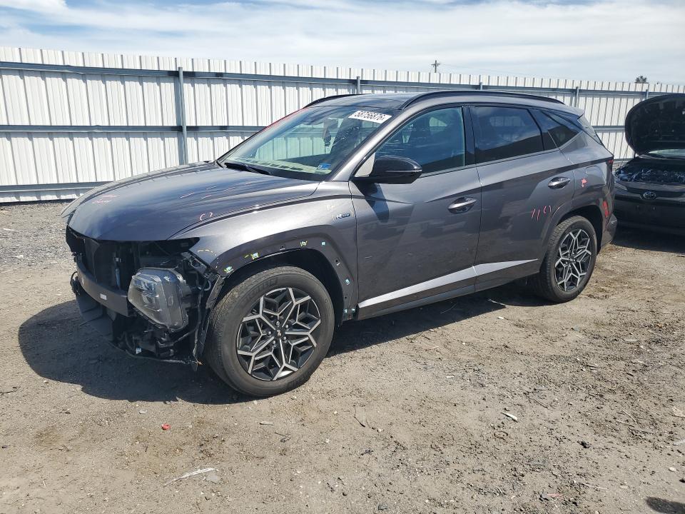2023 Hyundai Tucson VIN KM8JFCAE1PU213987 COPART salvage auction — FRONT END, Va - Cert Of Title - Salvage, sold $7,100 on 2026-07-22 (photo 1)