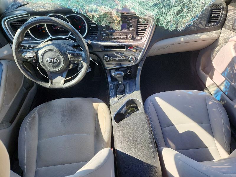 2015 Kia Optima VIN 5XXGM4A72FG475386 COPART salvage auction — HAIL, Il - Salvage Certificate, sold $1,100 on 2026-07-20 (photo 8)