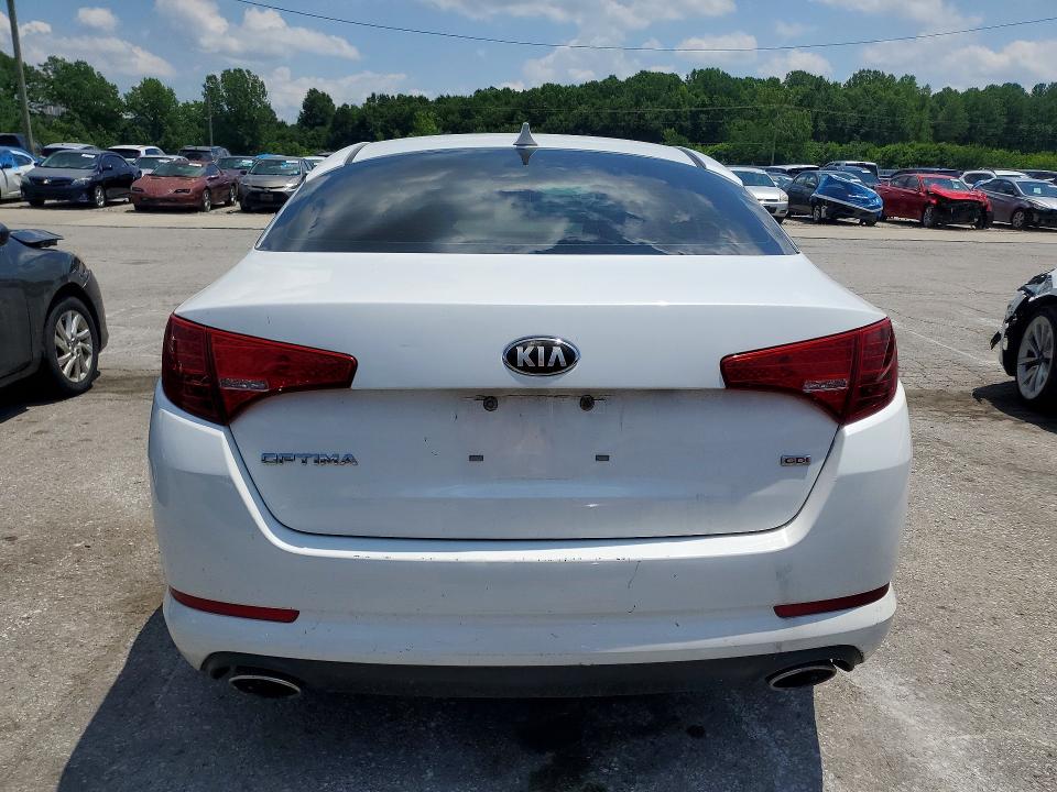 2013 Kia Optima VIN 5XXGM4A70DG202282 COPART salvage auction — VANDALISM, Ky - Cert Of Title-Salvage, sold $875 on 2026-07-27 (photo 6)