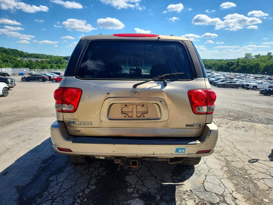 2007 Toyota VIN 5TDZT34A07S291447 COPART salvage auction — REAR END, Pa - Cert Of Title, sold $375 on 2026-07-10 (photo 6)