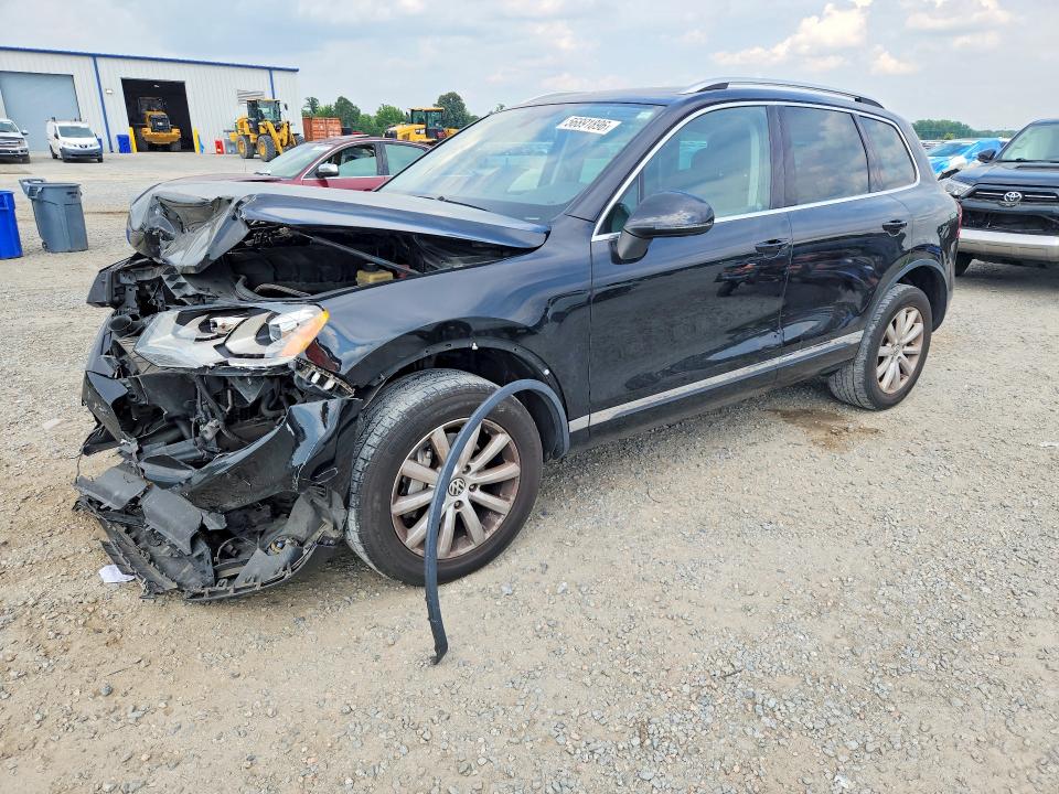 2011 Volkswagen Touareg VIN WVGFF9BP5BD000753 COPART salvage auction — FRONT END, Nc - Salvage Certificate Of Title, sold $325 on 2026-07-20 (photo 1)