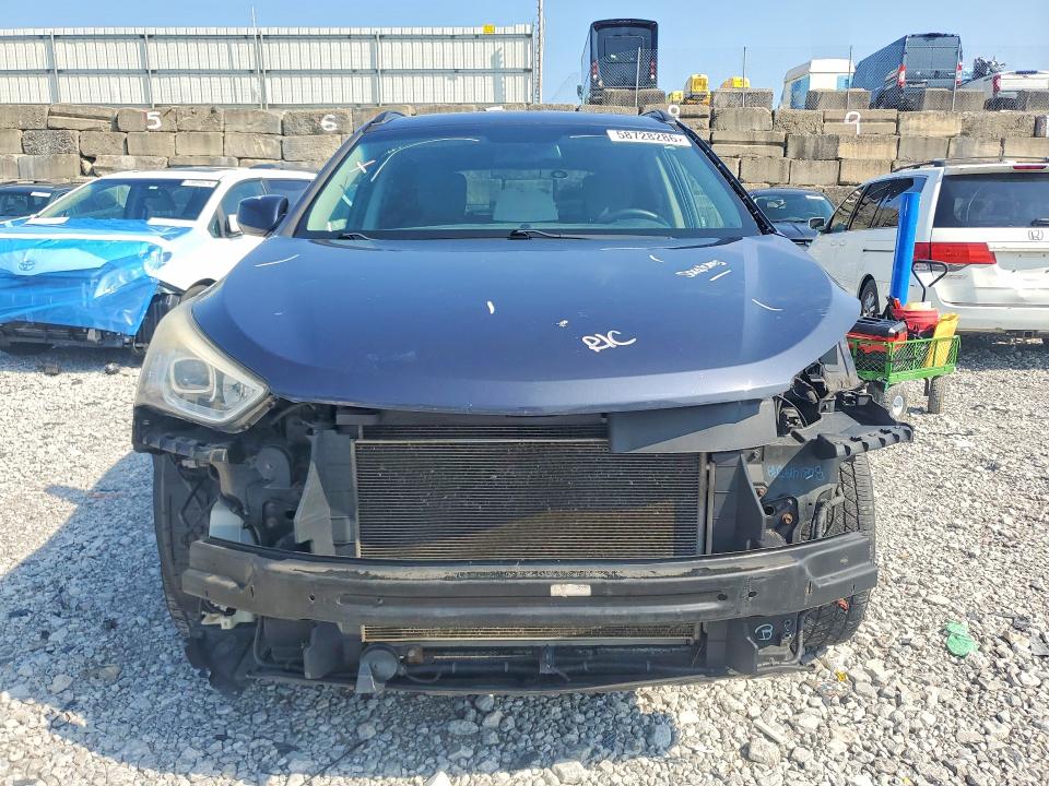 2014 Hyundai Santa fe VIN 5XYZUDLB5EG227850 COPART salvage auction — REAR END, OH - CERT OF TITLE-SALVAGE (P), sold $1,550 on 2026-07-24 (photo 5)