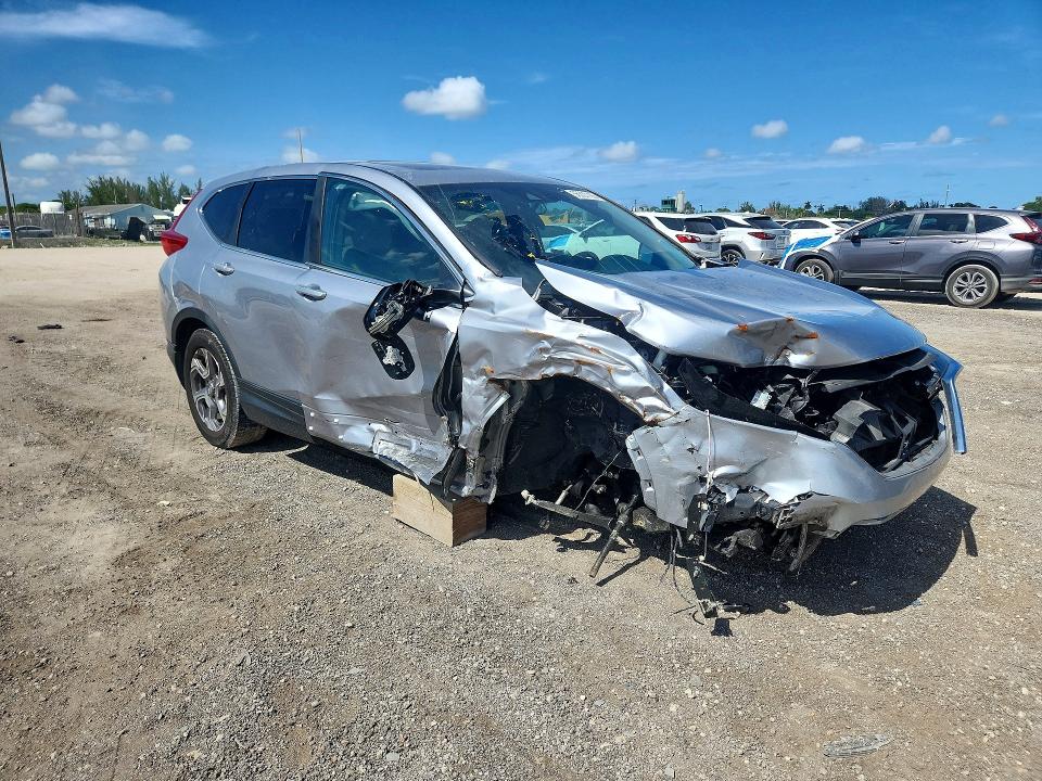 2019 Honda Cr-v VIN 7FARW1H87KE021748 COPART salvage auction — FRONT END, Fl - Cert Of Title Slvg Rebuildable, sold $3,850 on 2026-07-30 (photo 4)