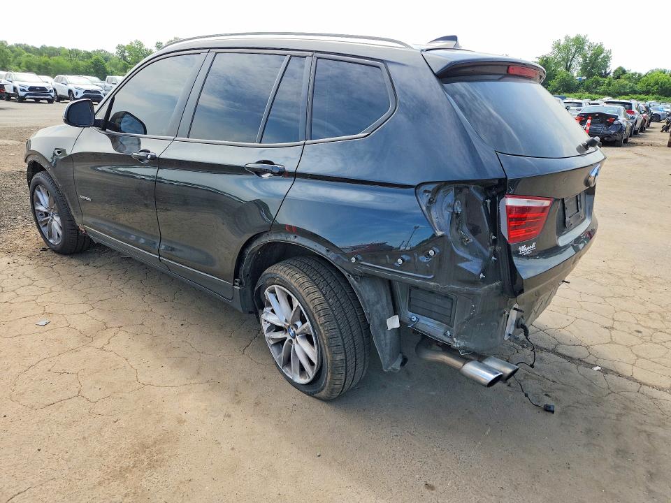 2017 BMW X3 VIN 5UXWX9C3XH0T16757 COPART salvage auction — FRONT END, Ct - Cert Of Title-Salvage, sold $475 on 2026-07-21 (photo 2)