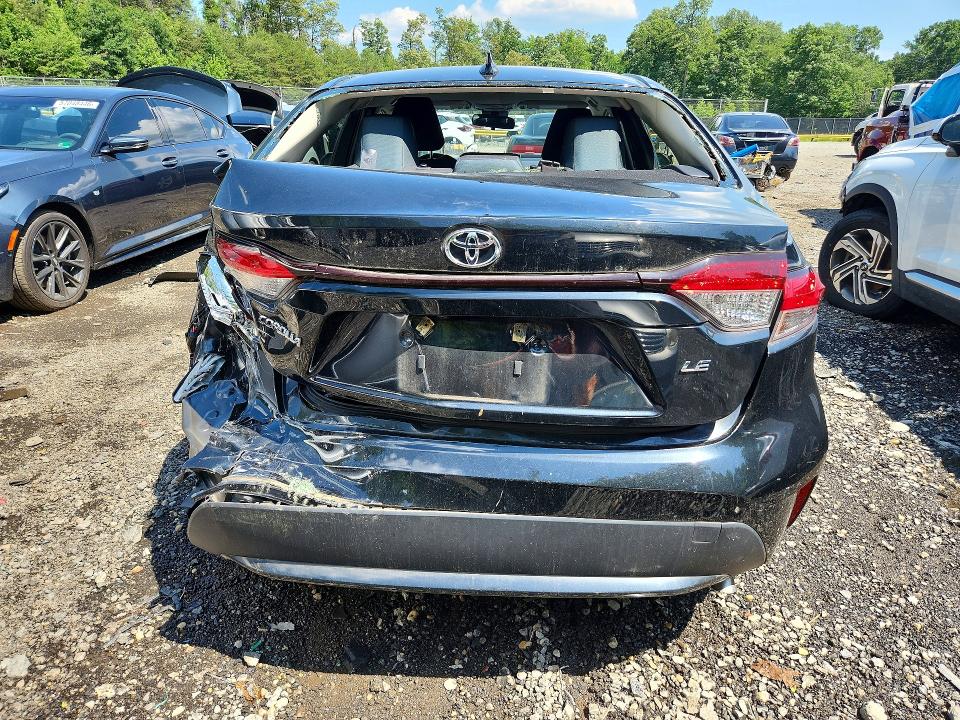 2021 Toyota Corolla VIN JTDEPMAE1MJ142330 COPART salvage auction — FRONT END, Md - Cert Of Salvage > 75% Damage, sold $3,000 on 2026-07-07 (photo 6)