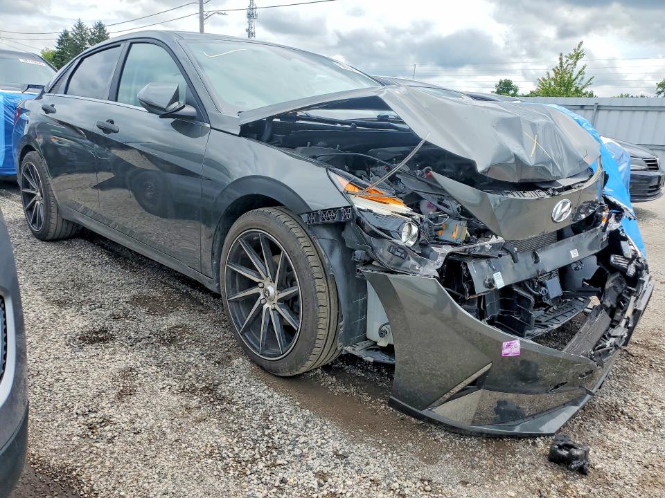 2023 Hyundai Elantra VIN KMHLN4AG5PU601212 COPART salvage auction — FRONT END, On - Permit Salvage, sold $350 on 2026-07-28 (photo 4)
