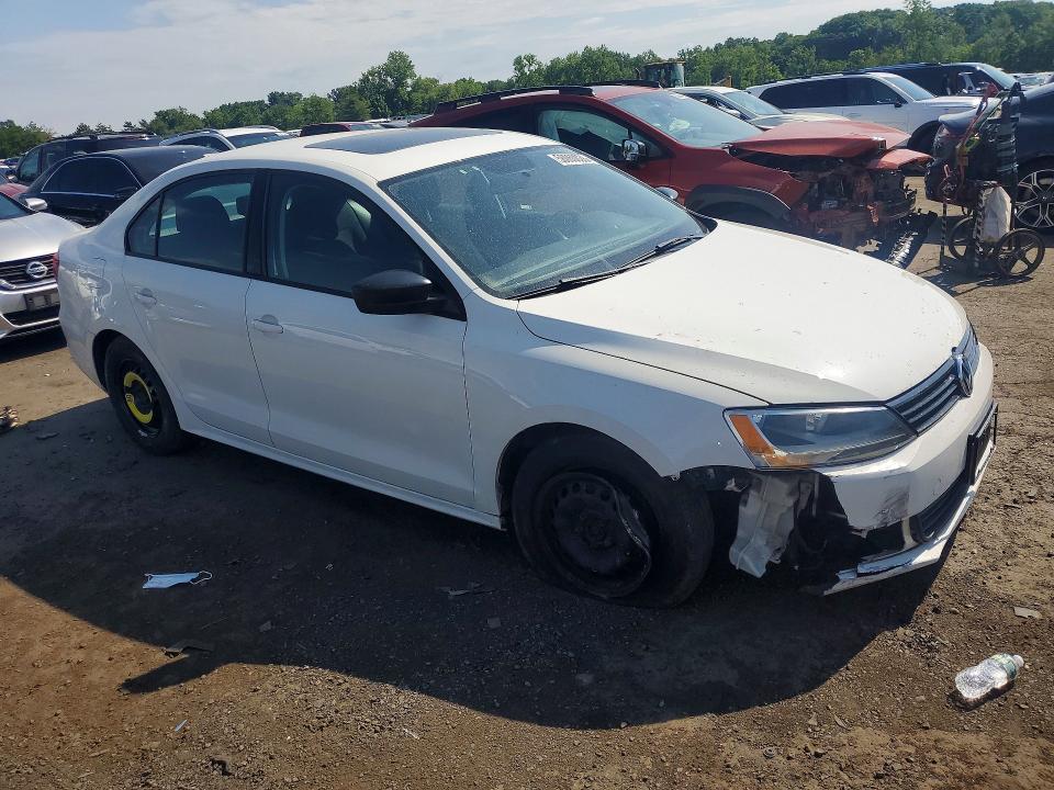 2013 Volkswagen Jetta VIN 3VW2K7AJ0DM403818 COPART salvage auction — FRONT END, Ct - Cert Of Title-Salvage, sold $475 on 2026-07-10 (photo 4)