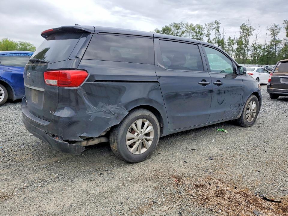 2017 Kia SEDONA VIN KNDMB5C10H6225900 COPART salvage auction — REAR END, Wa - Vehicle Cert Of Ownership-Titl, sold $450 on 2026-07-20 (photo 3)