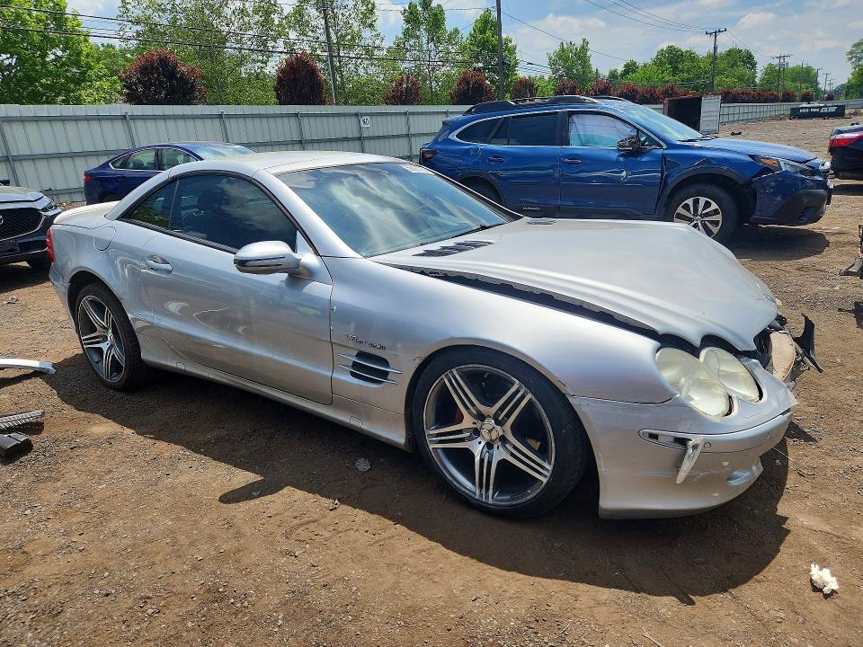 2003 Mercedes-benz Sl-class VIN WDBSK75F93F052543 COPART salvage auction — FRONT END, CT - BILL OF SALE-SALVAGE, sold $525 on 2026-07-21 (photo 4)