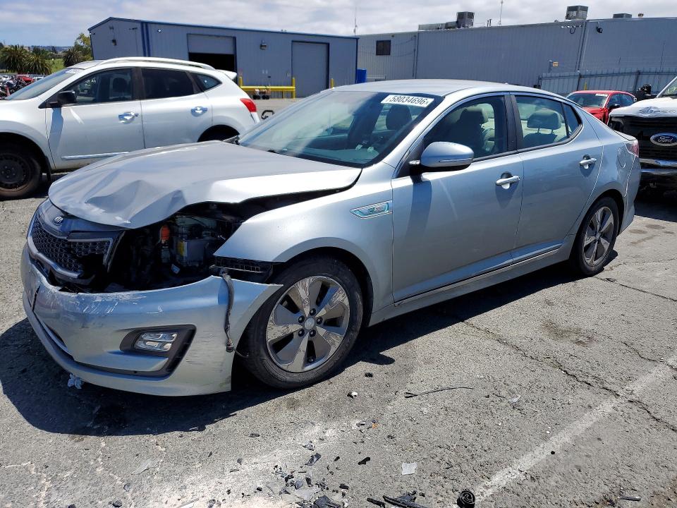 2015 Kia VIN KNAGN4AD6F5082009 COPART salvage auction — FRONT END, Ca - Salvage Certificate, sold $475 on 2026-07-06 (photo 1)